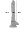 COCK MILLER - HARNESS SILICONE DENSITY ARTICULABLE COCKSIL BLACK 24 CM
