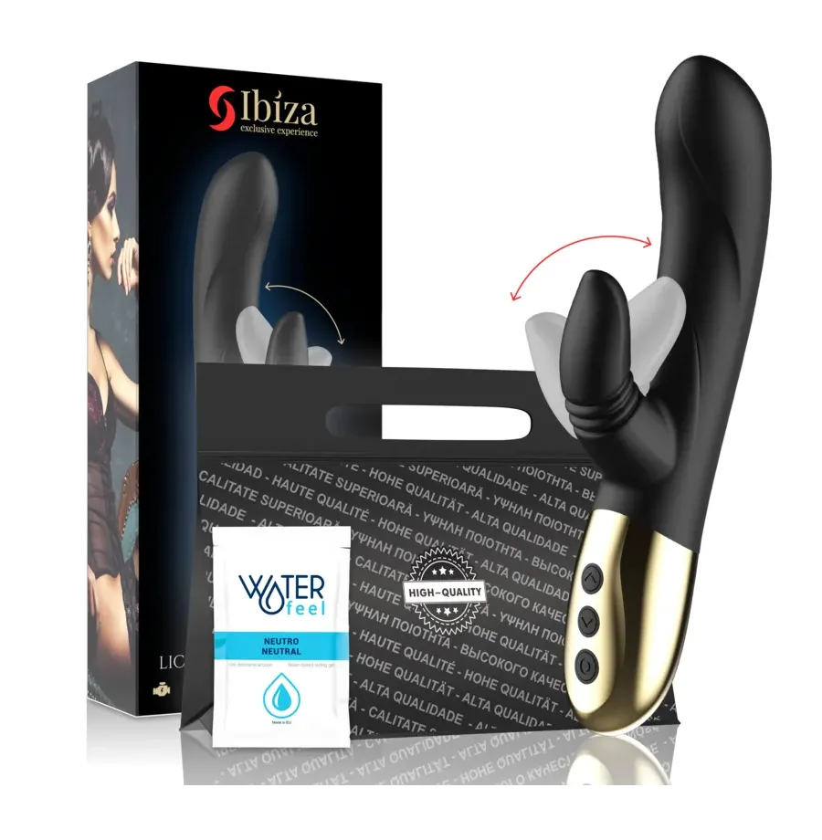 IBIZA - VIBRATOR NEW EXPERIENCE WITH LICKING RABBIT IBIZA - VIBRATOR NEW EXPERIENCE WITH LICKING RABBIT