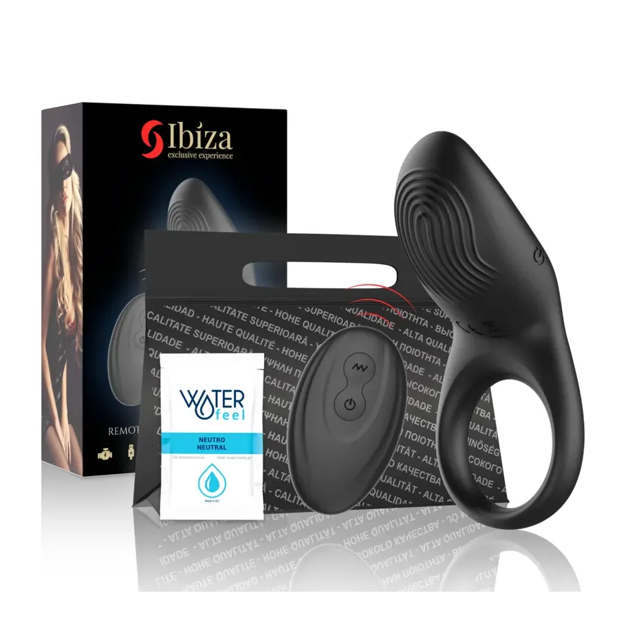 IBIZA - VOLLKONTAKT-VIBRATIONSRING MIT FERNBEDIENUNG IBIZA - VOLLKONTAKT-VIBRATIONSRING MIT FERNBEDIENUNG