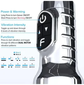 FLESHLIGHT - QUIVER WIEDERAUFLADBARER VIBRIERENDER MASTURBATOR FÜR DIE VAGINA