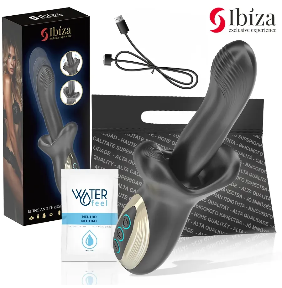 IBIZA – KRAFTVOLL VIBRATOR MIT STOSS- UND BEISSEFFEKT