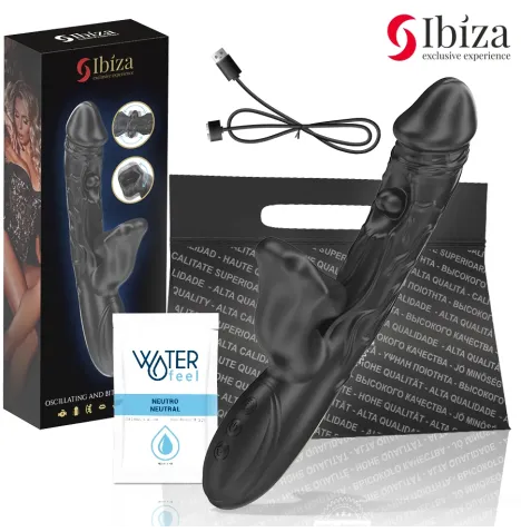IBIZA - VIBRATOR AND CLITORIS STIMULATOR WITH BITING AND ROTATION EFFECT