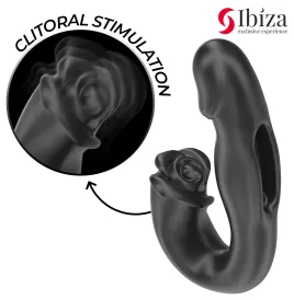 IBIZA - ROSE VIBRATOR SCHNAPPEFFEKT UND KLITORIS-STIMULATOR