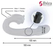 IBIZA - ROSE VIBRATEUR EFFET FLICKING ET STIMULATEUR DE CLITO IBIZA - ROSE VIBRATEUR EFFET FLICKING ET STIMULATEUR DE CLITO