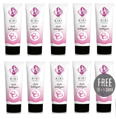 KIKÍ TRAVEL - LUBRIFIANT SAVEUR GOMME 50ML 10 1 OFFERT
