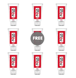 AQUA TRAVEL - LUBRICANTE BASE AGUA SABOR PIRULETA - 50 ML 81 GRATIS