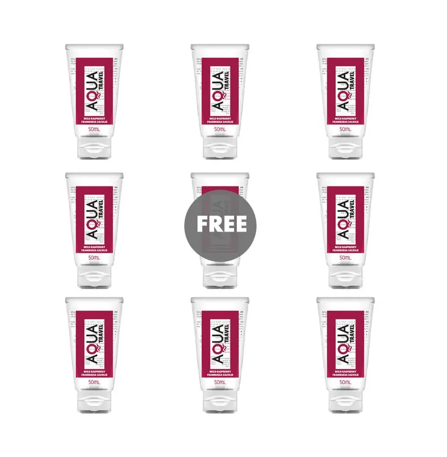 AQUA TRAVEL - WILD RASPBERRY FLAVOUR WATERBASED LUBRICANT - 50 ML 81 FREE AQUA TRAVEL - WILD RASPBERRY FLAVOUR WATERBASED LUBRICANT - 50 ML 81 FREE