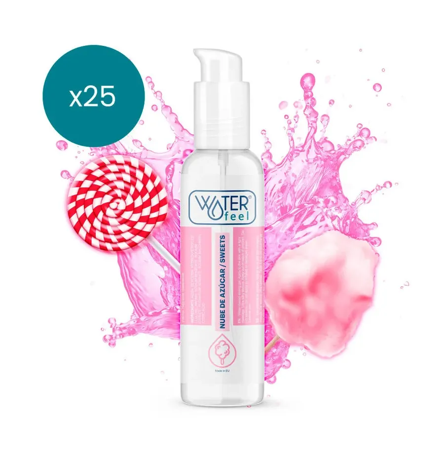 WATERFEEL - LUBRIFIANT SUGAR CLOUD 175 ML PACK 25 UNITÉS WATERFEEL - LUBRIFIANT SUGAR CLOUD 175 ML PACK 25 UNITÉS