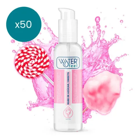WATERFEEL - LUBRIFICANTE SUGAR CLOUD 175 ML CONFEZIONE 50 UNITÀ