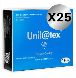 UNILATEX - CONSERVATEURS NATURELS PACK 25 X 144 UNITÉS