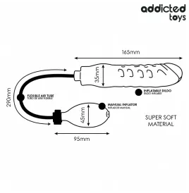 ADDICTED TOYS - GODEMICHET GONFLABLE MODÈLE 3