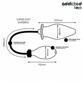 ADDICTED TOYS - PLUG ANAL GONFLABLE MODÈLE 2