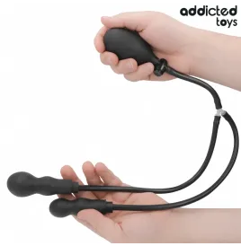 ADDICTED TOYS - INFLATABLE DOUBLE BUTT PLUG MODEL 1