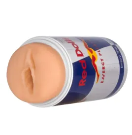 ALIVE - MASTURBATORE MASCHILE VAGINA BAMBOLA ROSSA LATTINA PER BEVANDA ENERGETICA