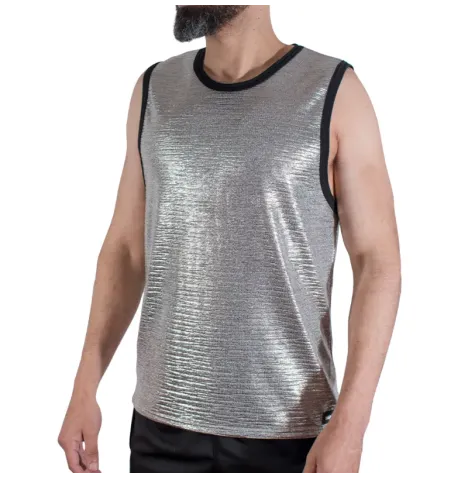 MACHO - T-SHIRT CON GLITTER FINI S-M