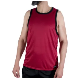 MACHO - CMV003 T-SHIRT DA PALESTRA MARRONE S-M