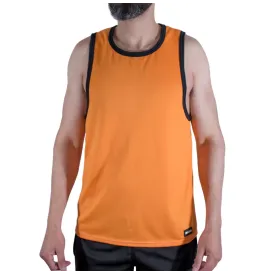 MACHO - CMV005 ORANGE GYM T-SHIRT S-M