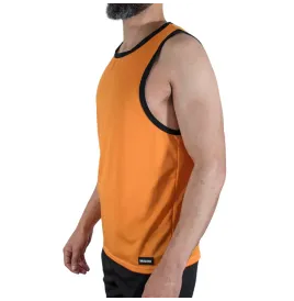 MACHO - CMV005 T-SHIRT DA PALESTRA ARANCIONE S-M
