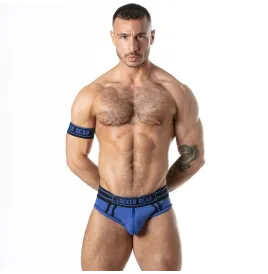LOCKER GEAR - SLIP SPORT EN MAILLE BLEU S