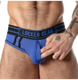 LOCKER GEAR - INSOLITO SPORTIVO IN RETE - BLU, TAGLIA S