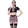 CHILIROSE - CR 4425 COSTUME SCHOOLGIRL BLACK S-M