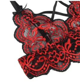 SUBBLIME - SET COMPLETO DUE PEZZI IN PIZZO E PANTALONE M-M