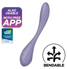 SATISFYER - MULTI VIBRATORE G-SPOT FLEX 5 LILLA