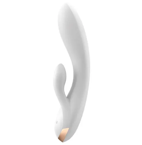SATISFYER - APP VIBRATORE DOPPIO FLEX BIANCO