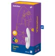 SATISFYER - DOUBLE FLEX VIBRATOR APP WEISS