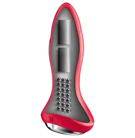 SATISFYER - ROTATOR PLUG 1 PLUG VIBRANTE APP ROSSO