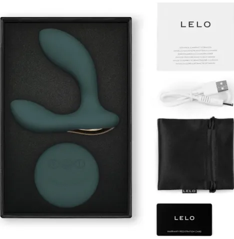 LELO - MASSAGGIATORE PROSTATICO CON TELECOMANDO HUGO 2 VERDE