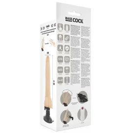 BASECOCK - VIBRATEUR NATUREL RÉALISTE TÉLÉCOMMANDE 19 CM -O- 4 CM