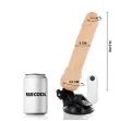 BASECOCK - VIBRATORE TELECOMANDO NATURALE REALISTICO 19.5 CM -O- 4 CM BASECOCK - VIBRATORE TELECOMANDO NATURALE REALISTICO 19.5 CM -O- 4 CM