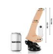 BASECOCK - VIBRATORE ARTICOLABILE TELECOMANDO NATURALE 18.5 CM -O- 4 CM BASECOCK - VIBRATORE ARTICOLABILE TELECOMANDO NATURALE 18.5 CM -O- 4 CM