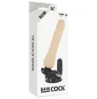 BASECOCK - VIBRATEUR RÉALISTE TÉLÉCOMMANDE NATUREL 19.5 CM -O- 4 CM BASECOCK - VIBRATEUR RÉALISTE TÉLÉCOMMANDE NATUREL 19.5 CM -O- 4 CM