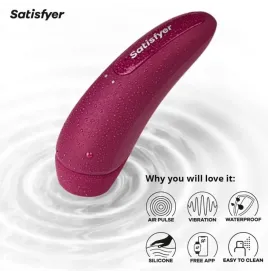SATISFYER - CURVY 1 ROSSO ROSA