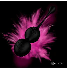 RITUAL NISHA BOLAS KEGEL RECARGABLES VIBRADORAS NEGRO