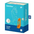 SATISFYER - CANDY CANE FINGER VIBRATOR ORANGE SATISFYER - CANDY CANE FINGER VIBRATOR ORANGE