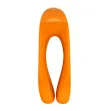 SATISFYER - VIBRATEUR DOIGTS CANDY CANE ORANGE SATISFYER - VIBRATEUR DOIGTS CANDY CANE ORANGE