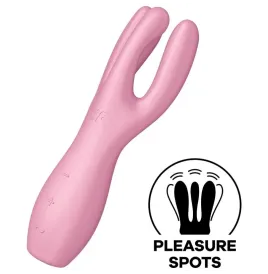 SATISFYER - THREESOME 3 VIBRADOR ROSA