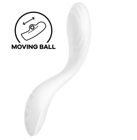 SATISFYER - VIBRATORE RRROLLING PLEASURE GSPOT BIANCO