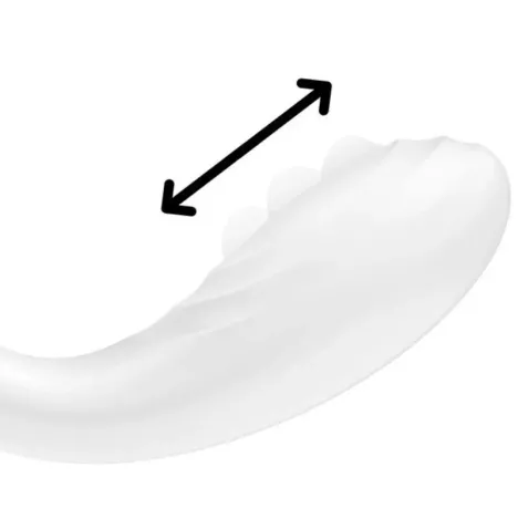 SATISFYER - VIBRATORE RRROLLING PLEASURE GSPOT BIANCO