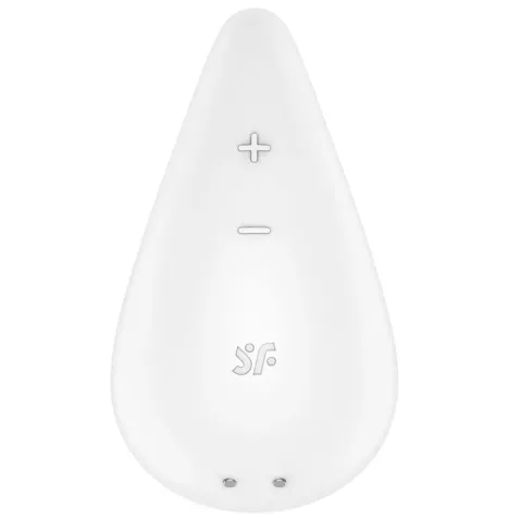 SATISFYER - VIBRATORE GOCCIA DI RUGIADA LAY-ON BIANCO