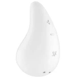 SATISFYER - VIBRATEUR DEW DROP LAY-ON BLANC