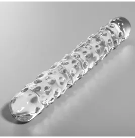 NEBULA SERIES BY IBIZA - MODÈLE 15 GODE EN VERRE BOROSILICATE CLAIR 18.5 CM -O- 3 CM