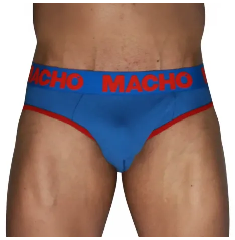 MACHO - MCH005 CLASSIC SLIP BLEU ROUGE S