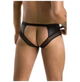 PASSION - 030 SLIP APERTO TOM NERO S-M