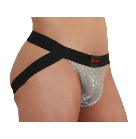 BURN - 001 JOCK GLÄNZEND BEIGE - SCHWARZ S
