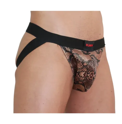 BURN - 002 JOCK SNAKE BLACK S