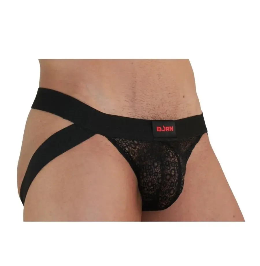 BURN - 005 JOCK LENCERO NEGRO S